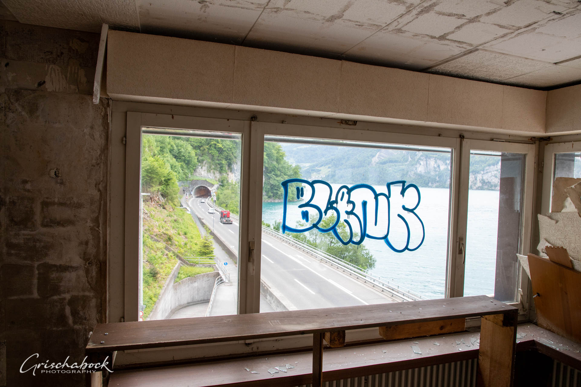 Geister Raststätte am Walensee Juni 2022